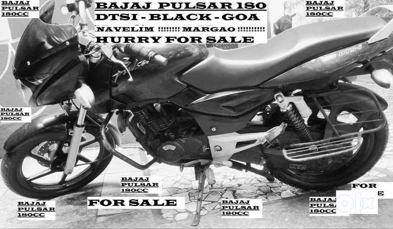 POWERFUL BAJAJ PULSAR 180cc DTSi BLACK Motorcycles 1796221897