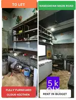 Fully Furnished Cloud kitchen& Counter space for Rent on main road