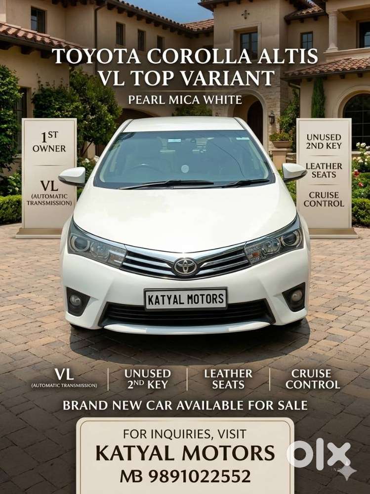 Toyota Corolla Altis 1.8 Vl, 2016, Petrol