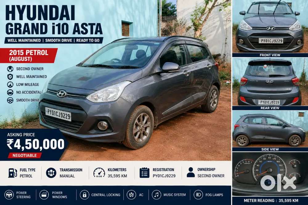 Hyundai Grand I10 2015 Petrol