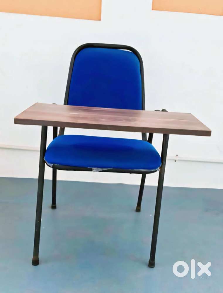 Folding Study Chair with Cushion Writing Pad – Excellent