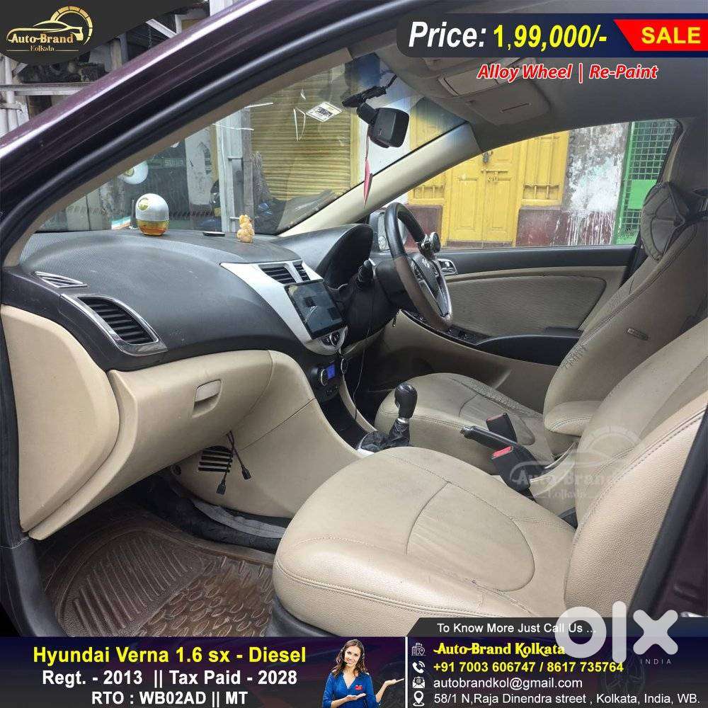 Hyundai Verna Fluidic 1.6 Vtvt Sx, 2013, Diesel