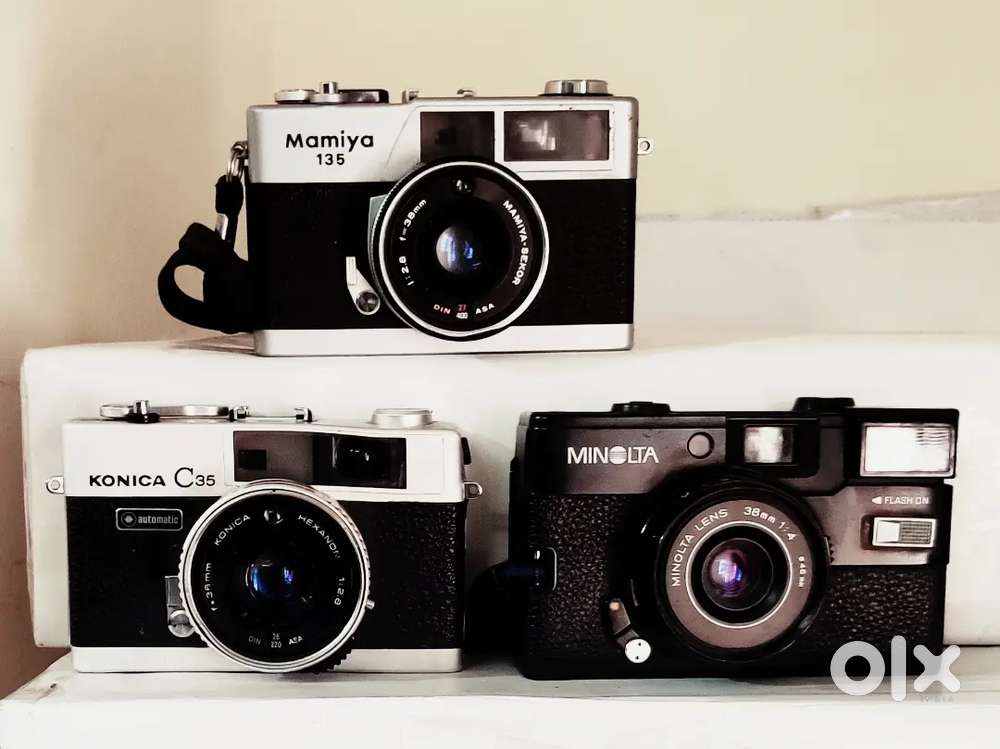 MAMIYA 135 EE, Konica CS 35, Minolta GF Rangefinder 35mm Film