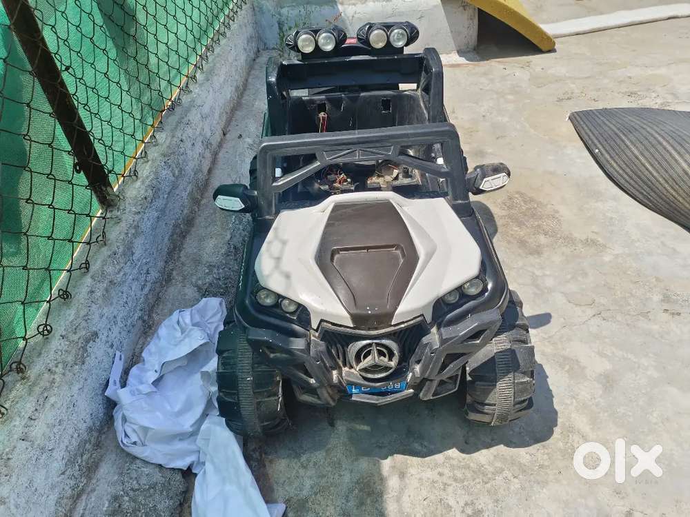 Toy Car Kids Thar Black Colour