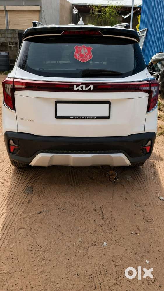 Mint Kia Seltos Htx 1.5 Diesel (6mt)  2024 Registered  Pearl White