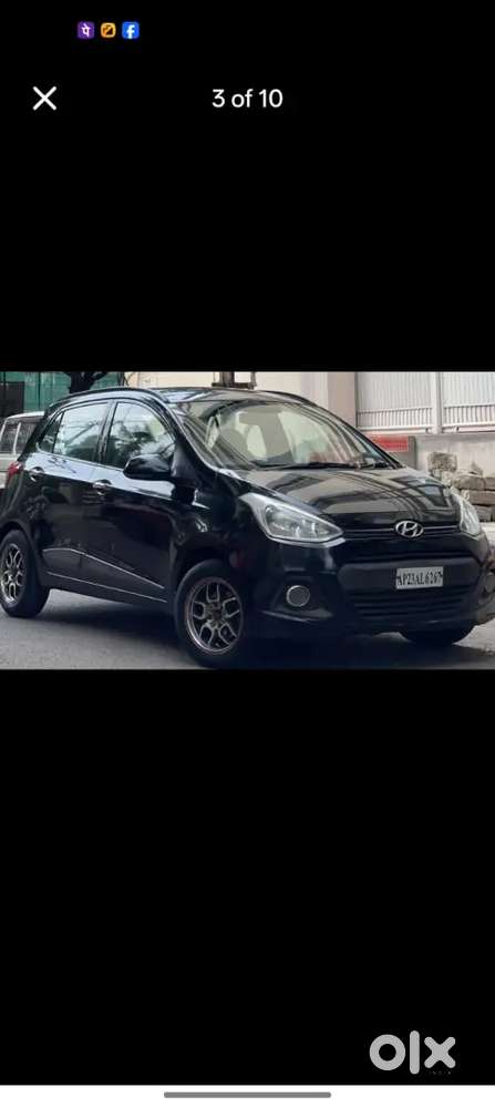 Hyundai Grand I10 2014 Diesel  Push Button 80% Tyre Good Condition