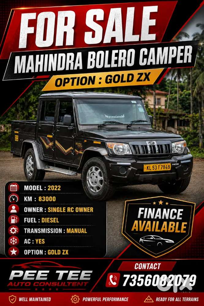 Mahindra Bolero Camper 2022