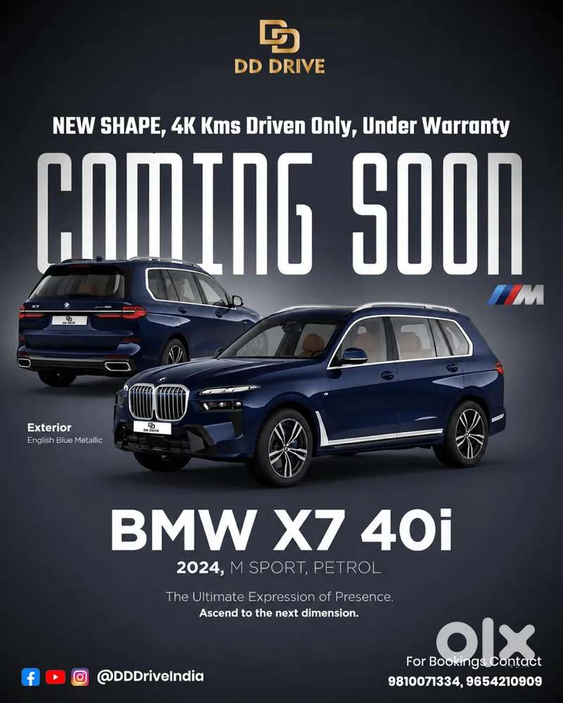 Bmw X7 3.0 Xdrive 40i M Sport, 2024, Petrol