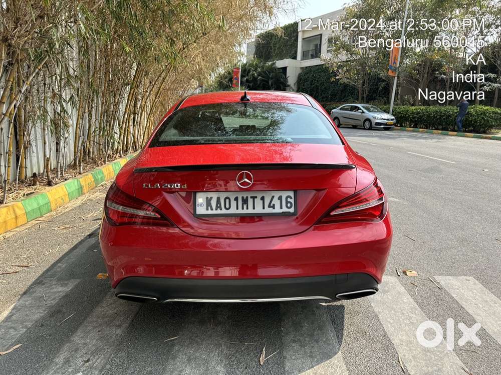 Mercedes-benz Cla Diesel 200 D Sport 2019 Jupiter Red Colour