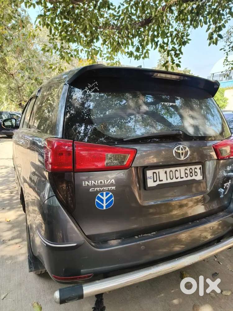 Toyota Innova Crysta 2.4 V 2018 Delhi Registerion  No Replacement