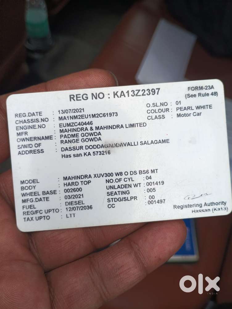 Mahindra Xuv300 W6 Diesel, 2021, Diesel