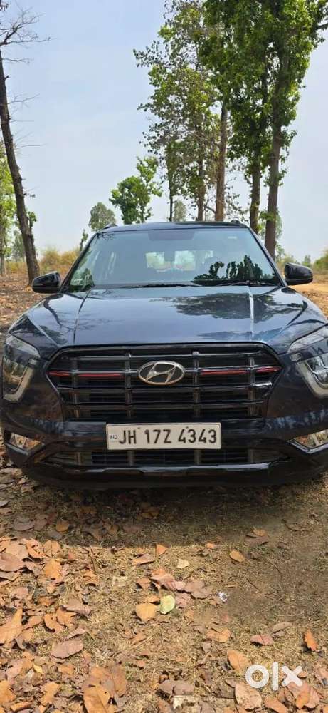 Creta 2022 Petrol 1st Owner Sx(0) Dark Night Color Denim Blue