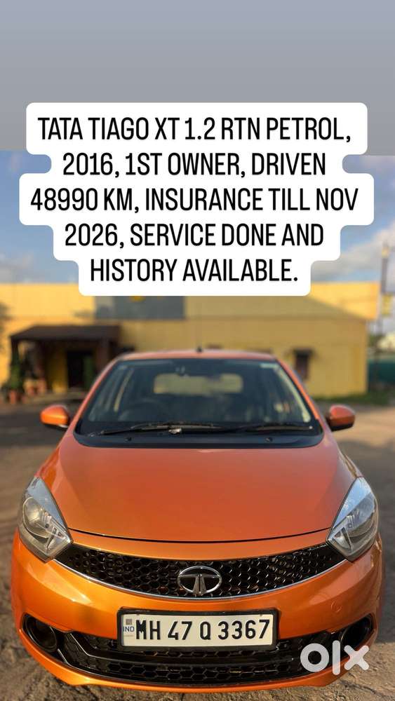 Tata Tiago 1.2 Revotron Xt (o), 2016, Petrol