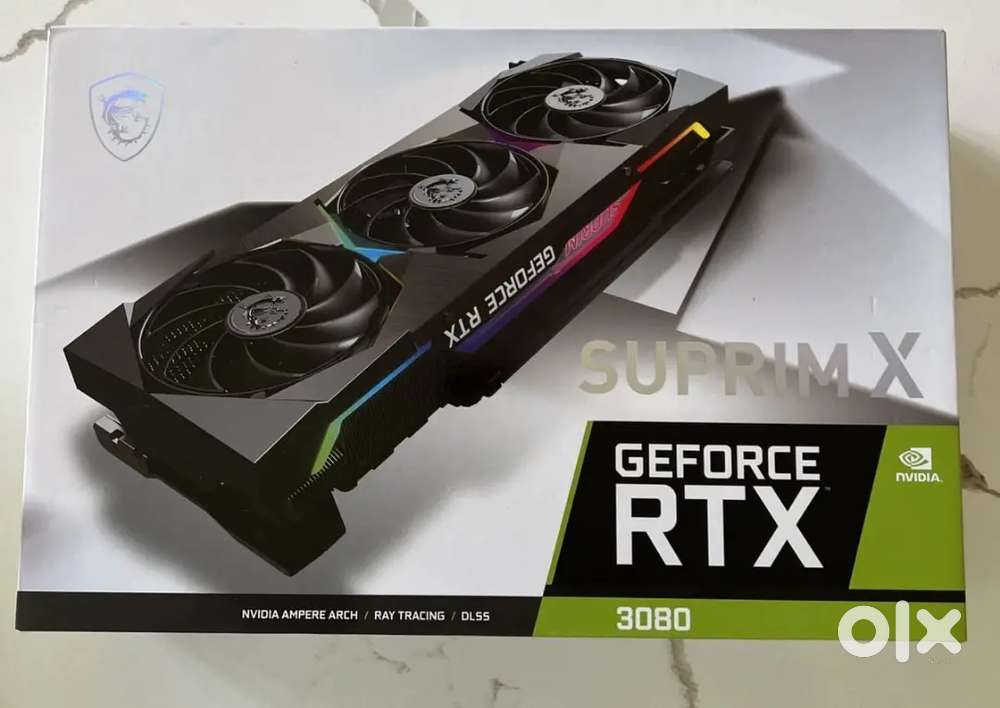 2and hand MSI GeForce RTX 3080 SUPRIM X 10GB GDRR6X Graphics Card