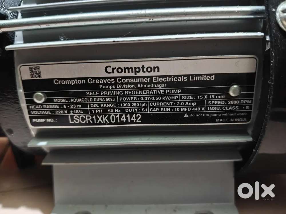 Water motor pump