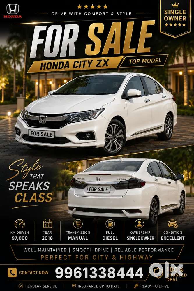 Honda City Zx Diesel 2018
