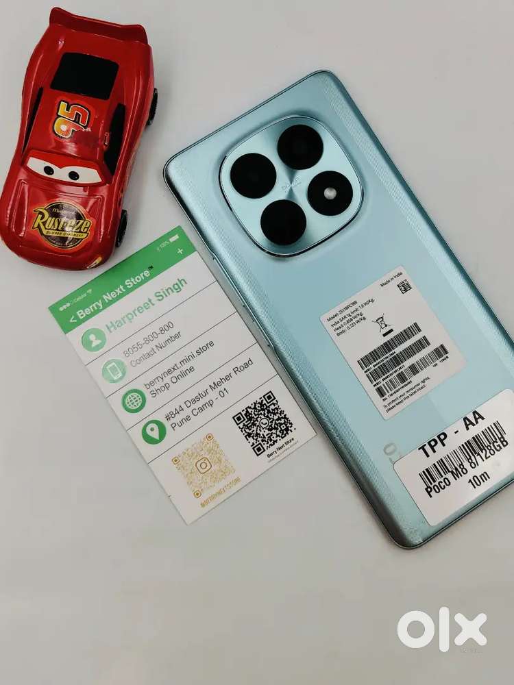 POCO M8 8/128GB (10 MONTHS UNDER WARRANTY LEFT) BRAND NEW BARELY USED.