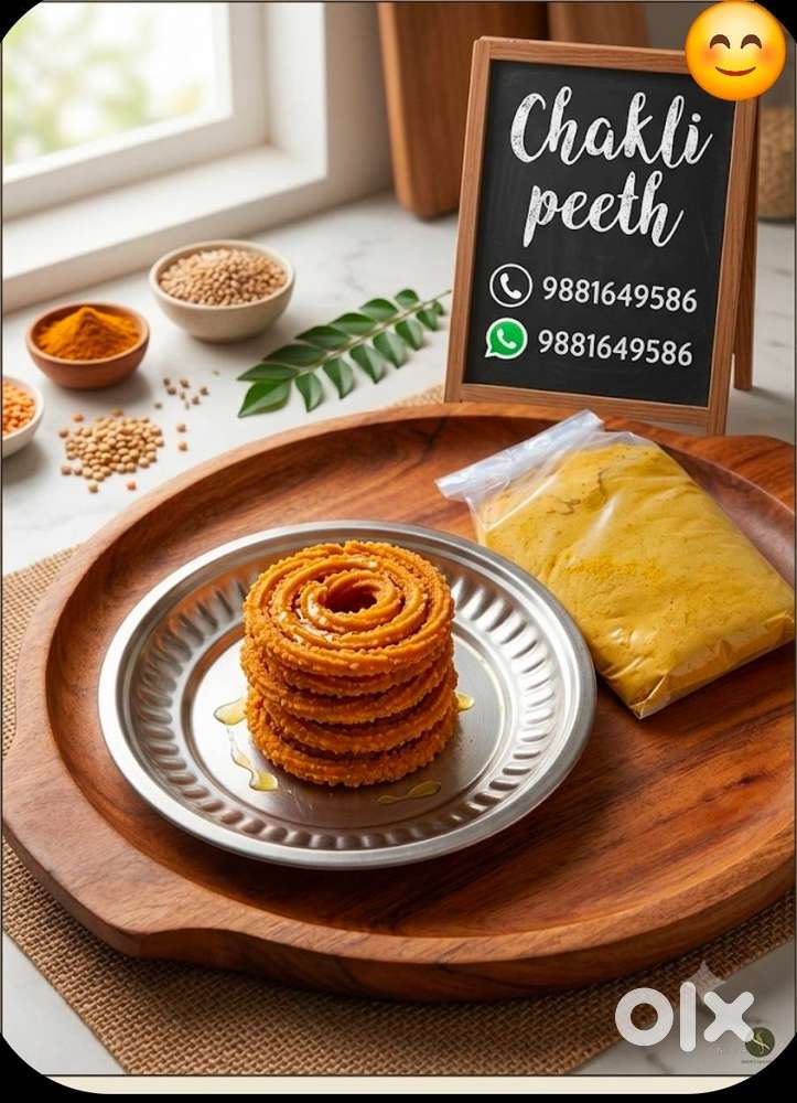 Home made chakli peeth