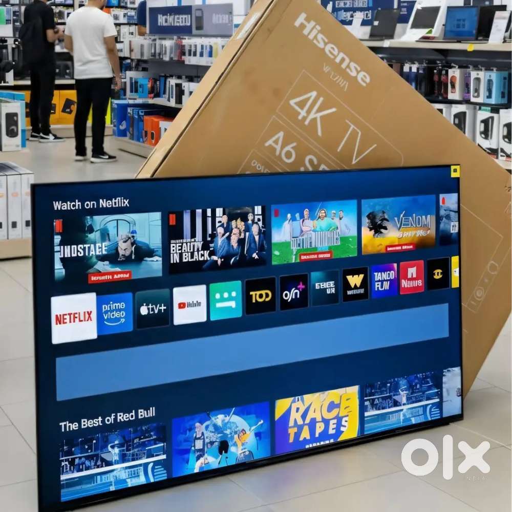43 QLED Smart 4k TV 3 years warranty on site