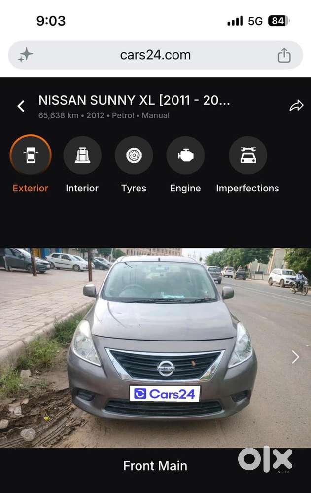 Nissan Sunny Petrol Manual 2012