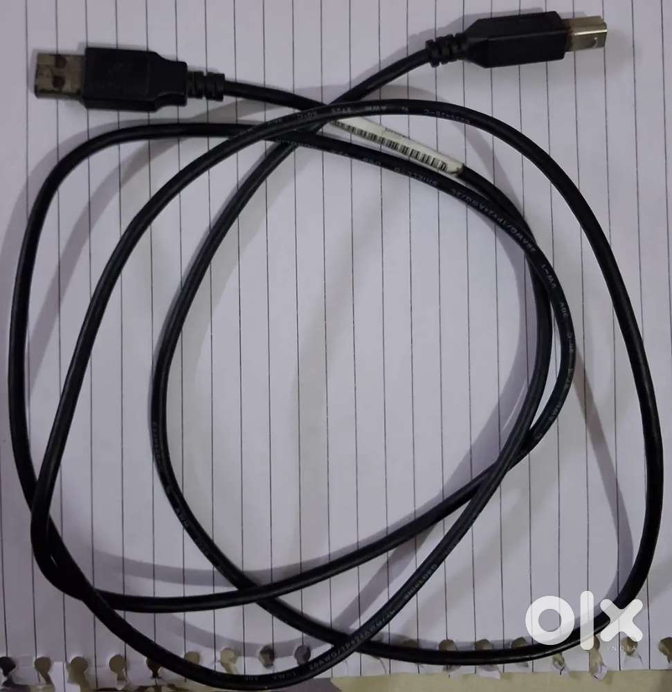 A-Type to B-Type printer to desktop cable hp original
