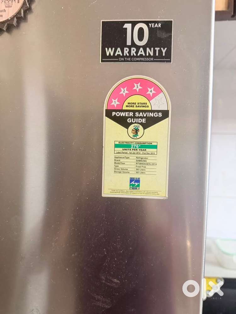 Samsung 393L Frost Free Double Door Refrigerator