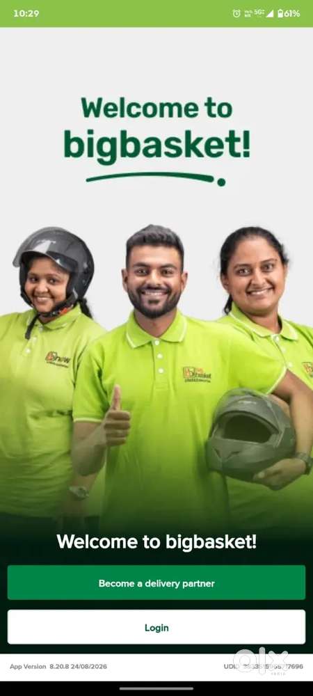 we are hiring for big basket delivery boy in dilshuk nagar