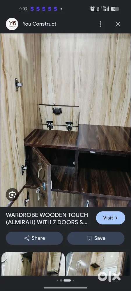 Wooden almirah