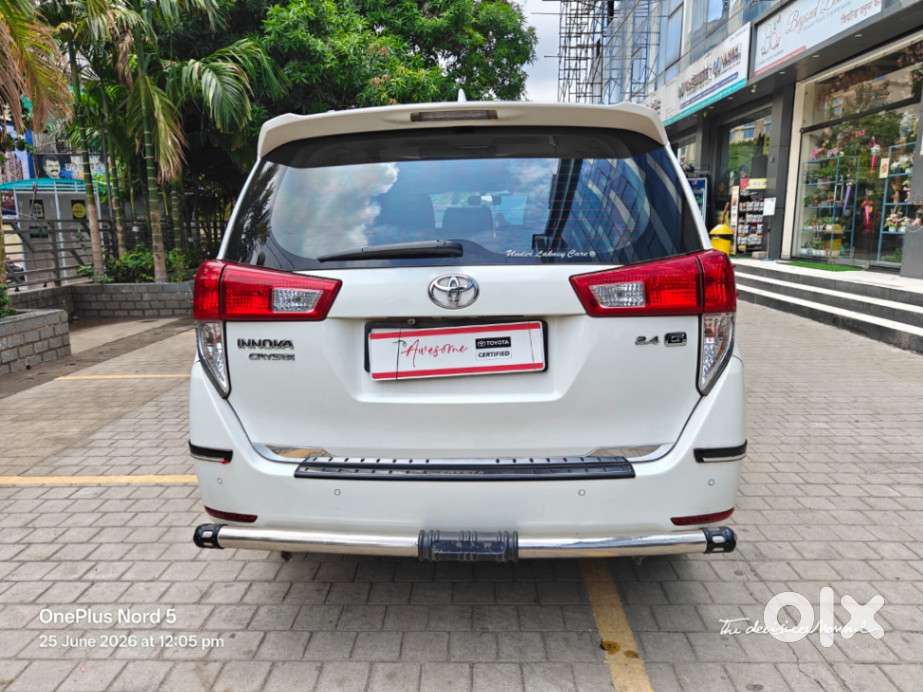 Toyota Innova Crysta 2.4 G Mt 8s, 2020, Diesel