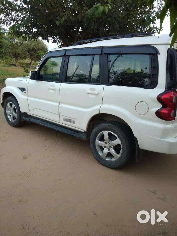 Mahindra Scorpio S 11 White Color Vip Sikar Number
