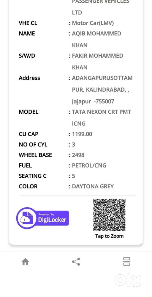 Tata Nexon Icng 2025  Single Owner  Excellent Condition