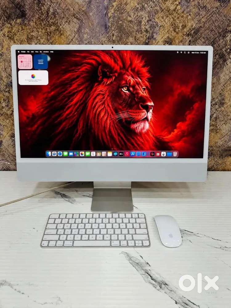 Apple i Mac M3 24Inch M3chip Apple Desktop M3 iMac With Box Full ok