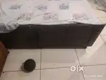 Double box bed with mattress
