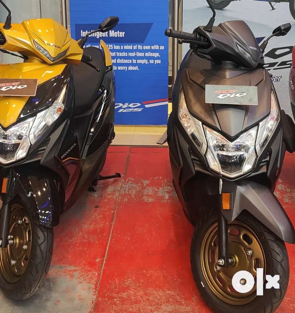 Honda dio discount price down payment