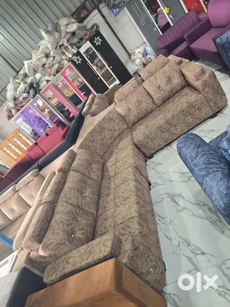 L type sofa new