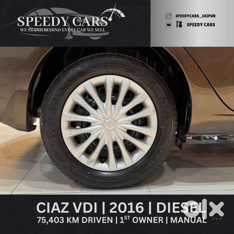 Maruti Suzuki Ciaz Vdi Plus, 2016, Diesel