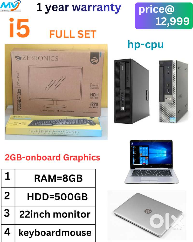 Desktop Computer Full Set dellAvailable