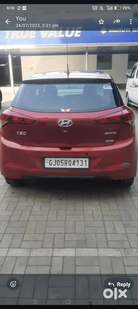 Hyundai I20 2016 (red) Petrol 64000 Km Driven
