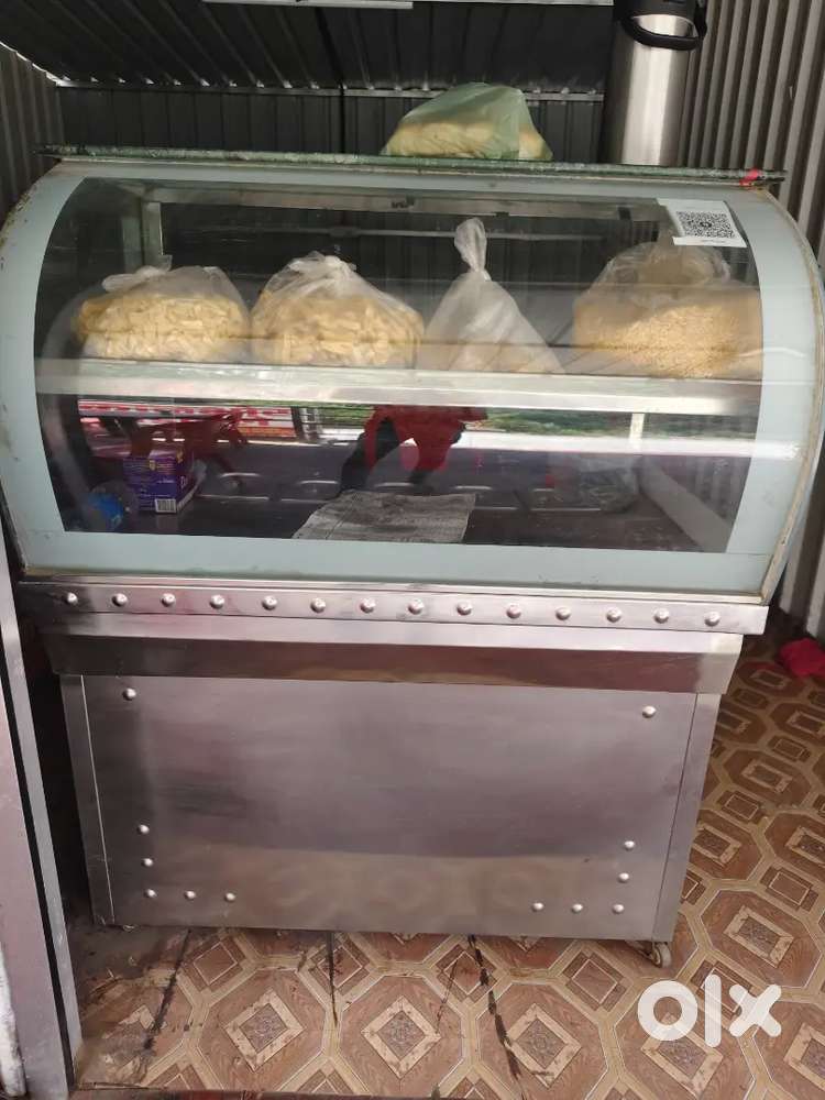 SS Counter with glass