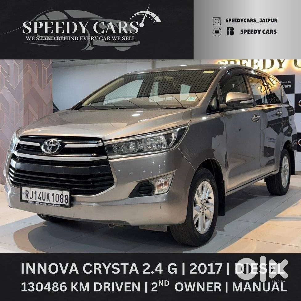Toyota Innova Crysta 2.4 G Mt, 2017, Diesel