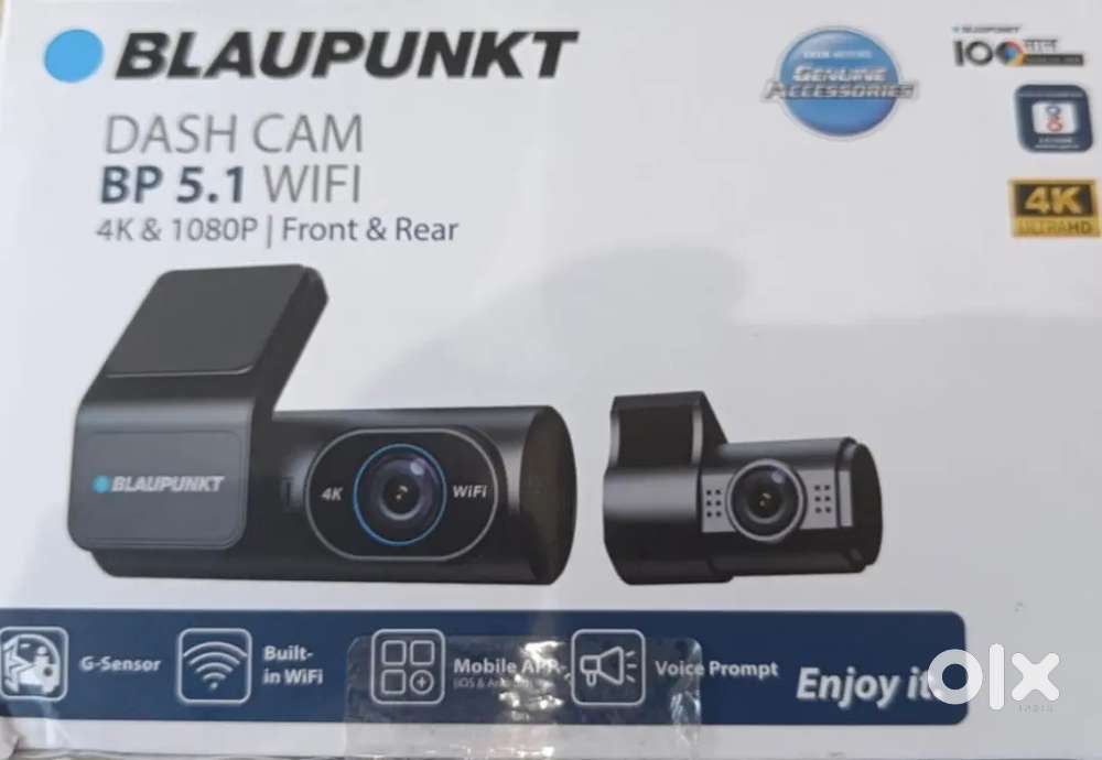 Blaunkpt dash cam 4k hdr front and rear camera