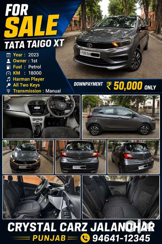 Tata Tiago 1.2 Revotron Xt (o), 2023, Petrol