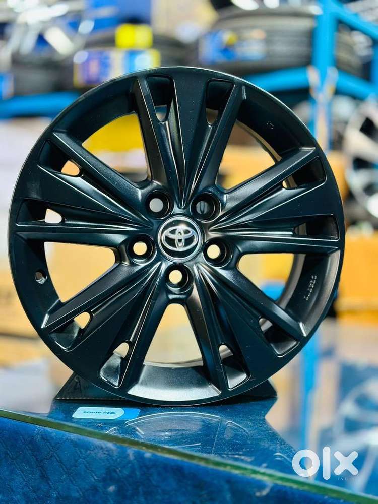 17” innova crysta matt black alloys original set of 4 in new condition