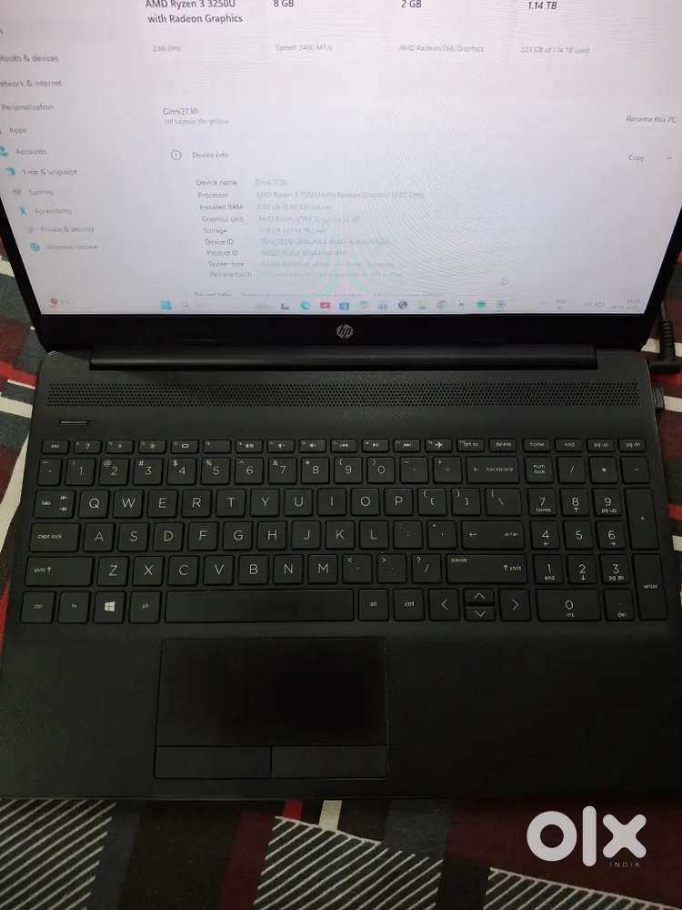 HP 15s Ryzen 3 3250U
