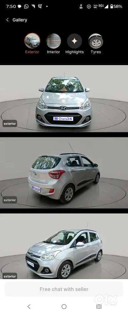 Hyundai Grand I10 Sportz 2015