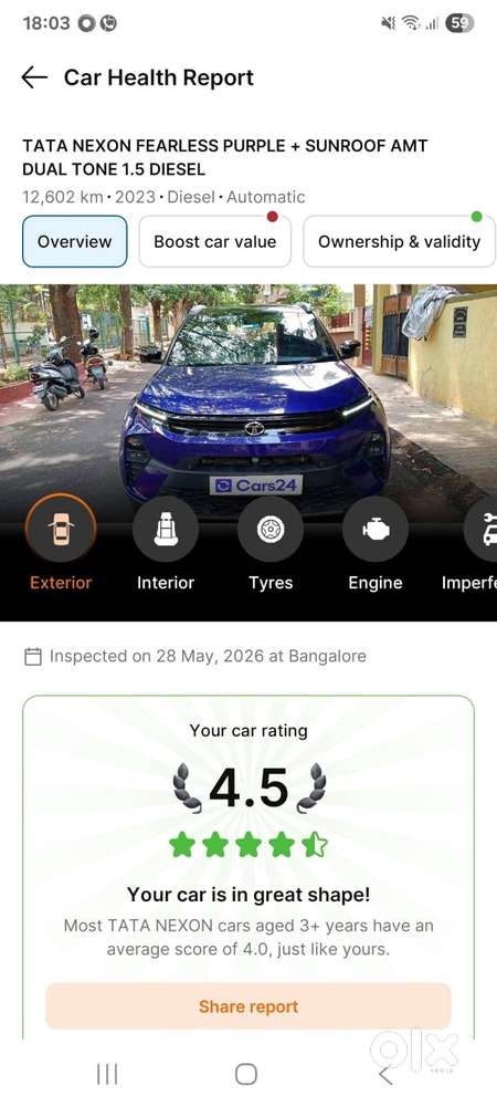Dec2023 - Tata Nexon Diesel Well Maintained
