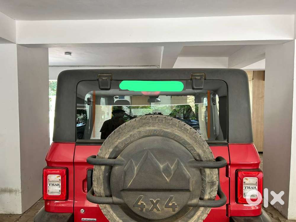 Mahindra Thar Red Petrol Rwd