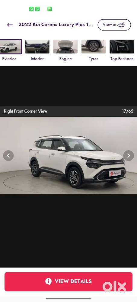 Kia Carens 2022 Petrol 25000 Km Driven