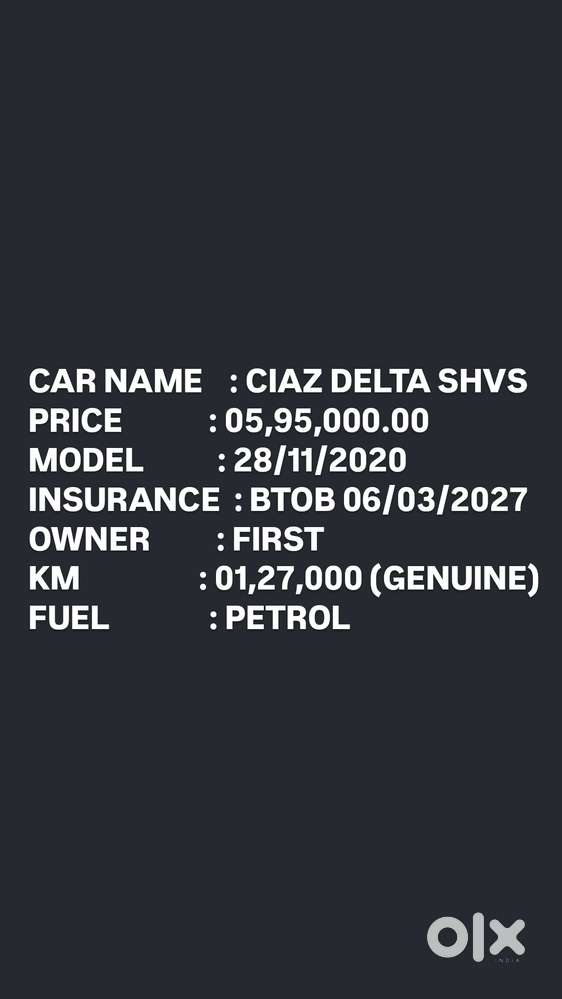 Maruti Suzuki Ciaz 1.3 Delta Shvs Mt, 2020, Petrol