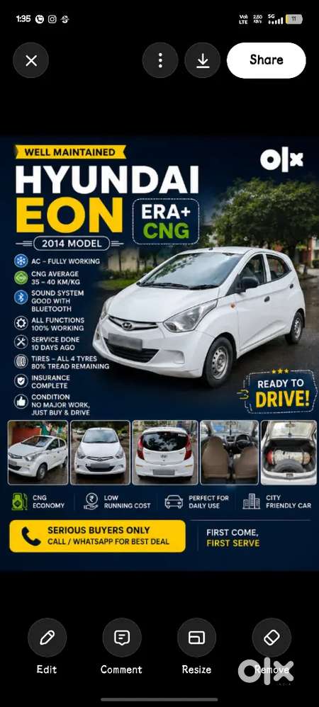 Hyundai Eon Plus 2014 Car